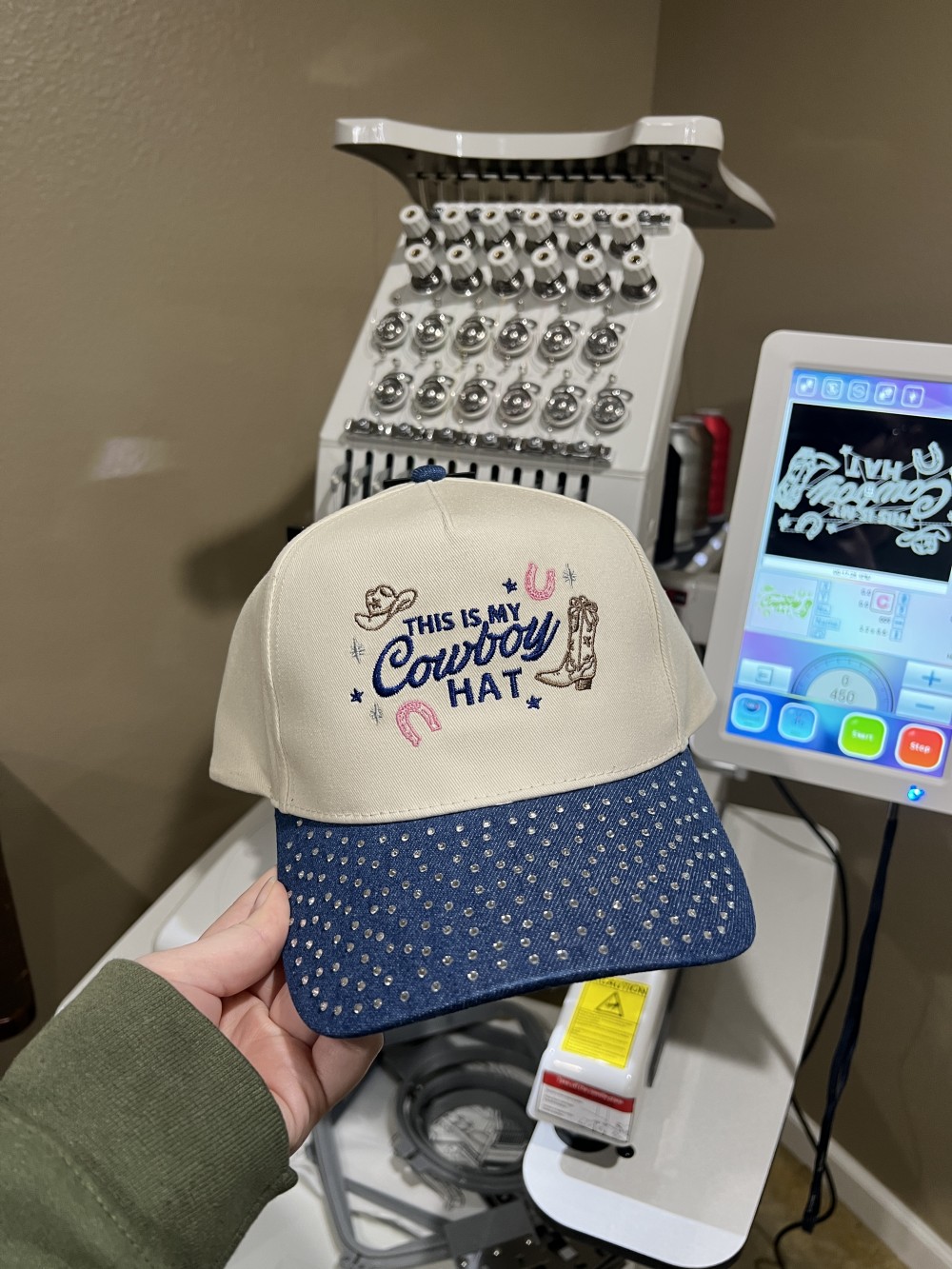 This Is My Cowboy Hat Structured Hat