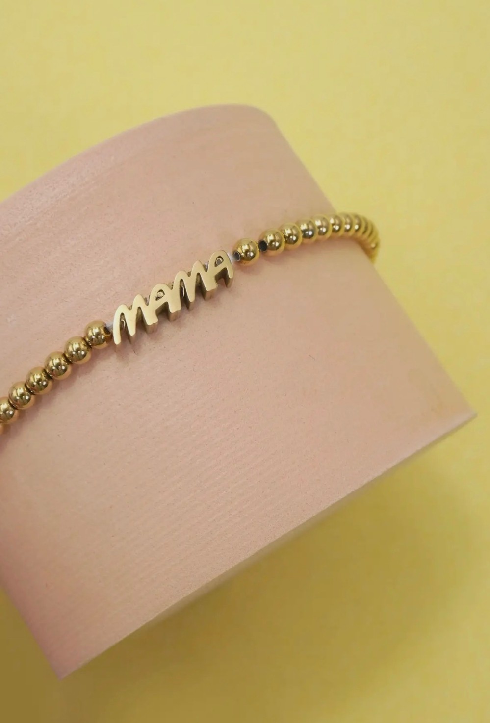 Stainless Steel Mama Bracelet
