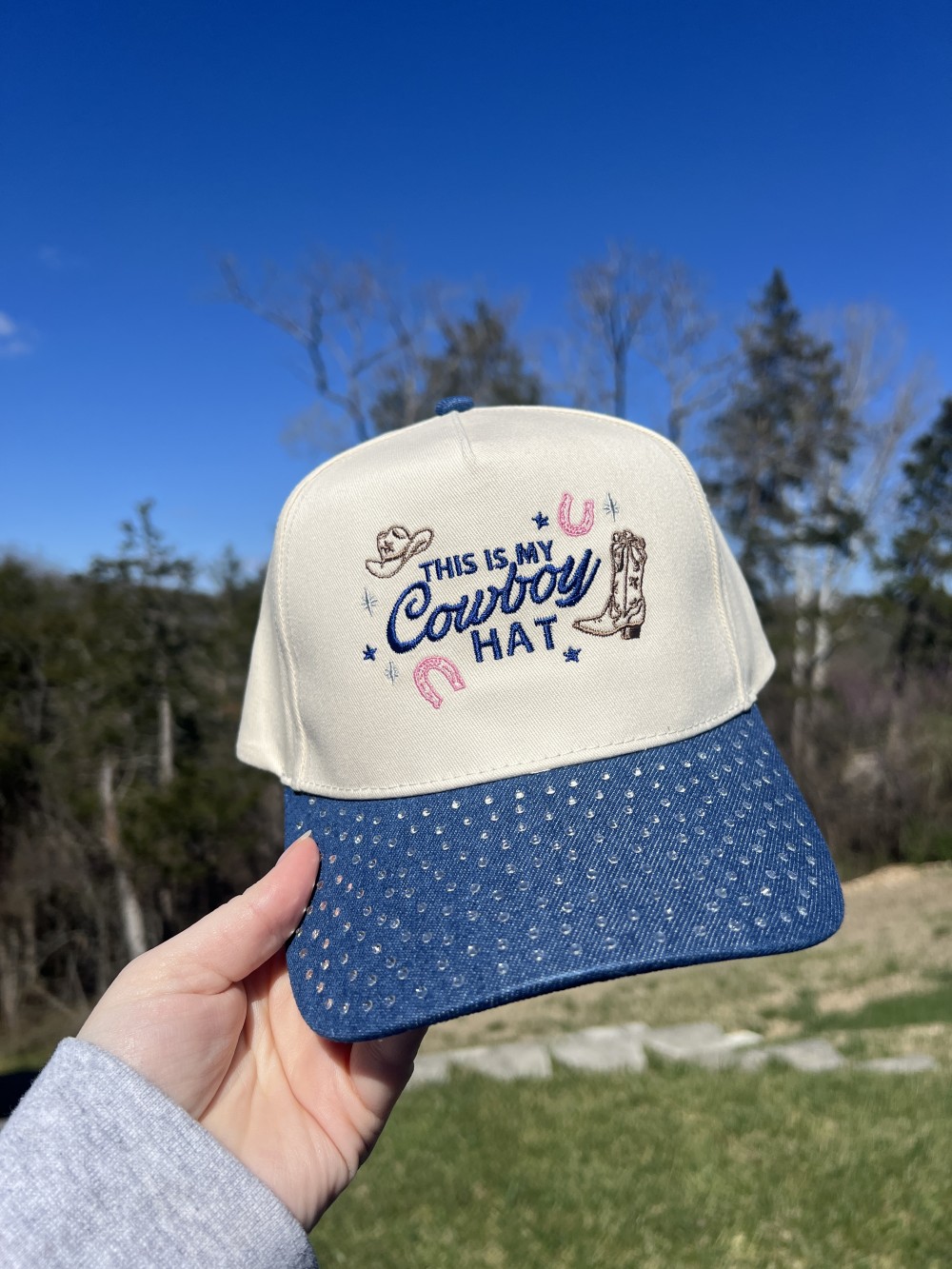 This Is My Cowboy Hat Structured Hat