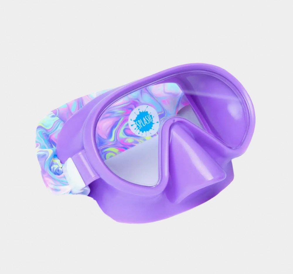 Pastel Swirl Swim Mask