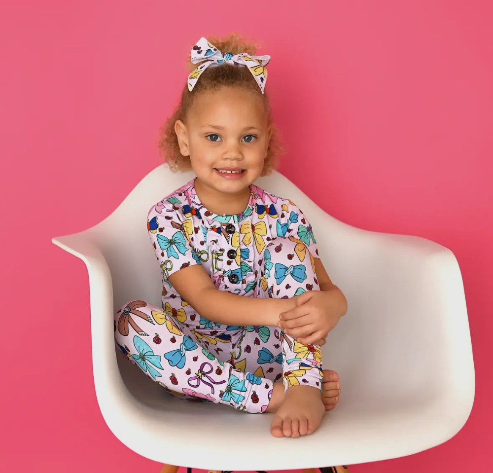 Princess Ruffle Bamboo Longe Set