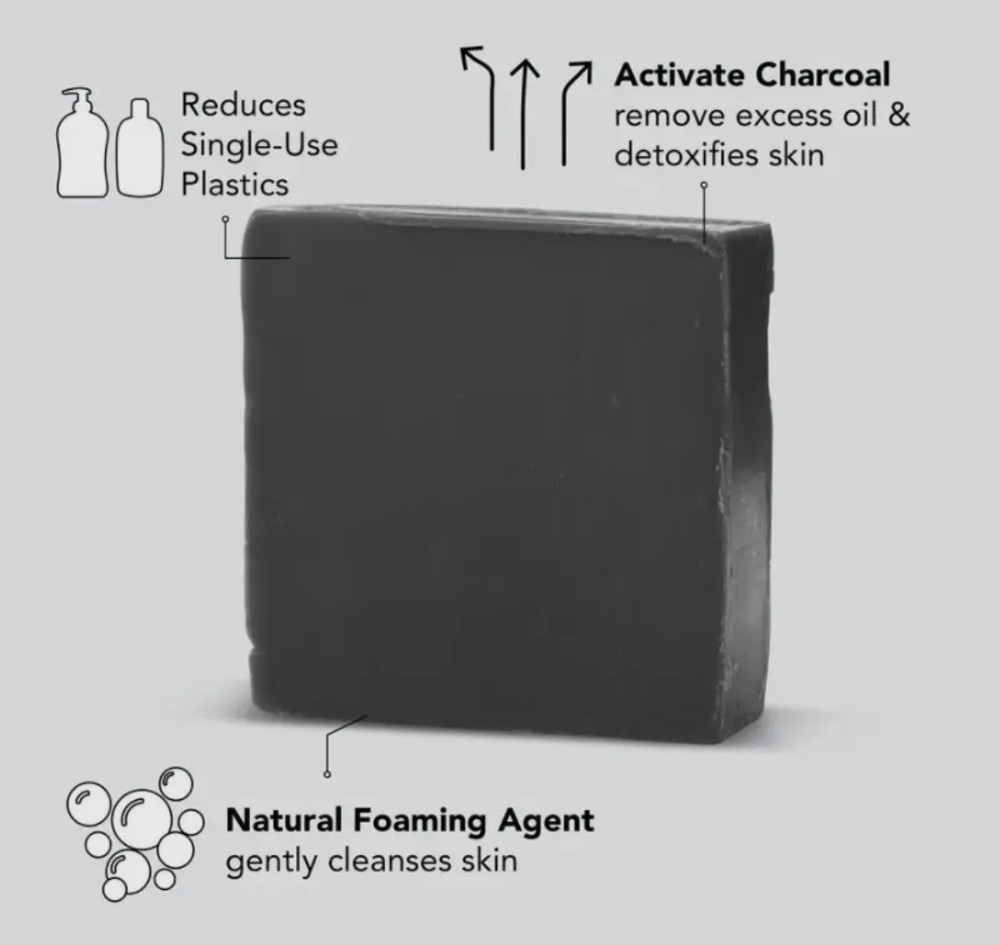 Detoxifying Solid Body Wash- Charcoal