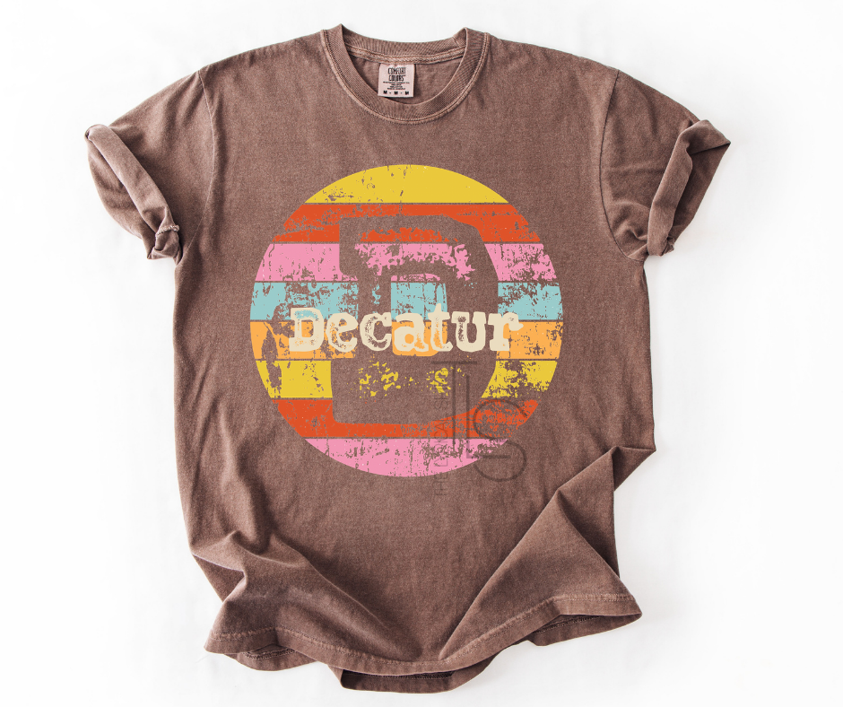 Exclusive Decatur Retro Circle T-Shirt