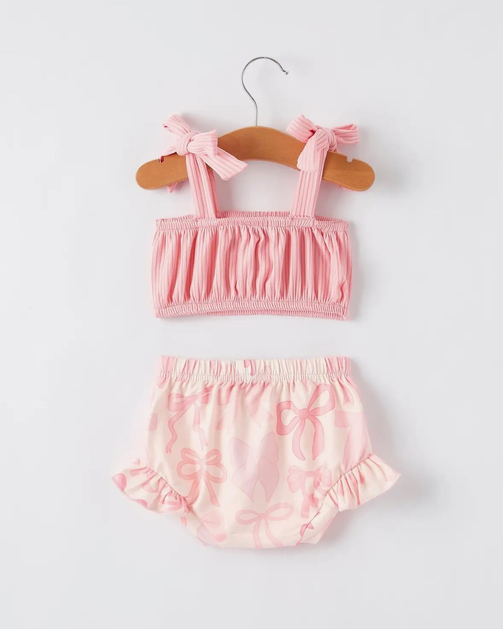 Pink Bows Bloomers Set