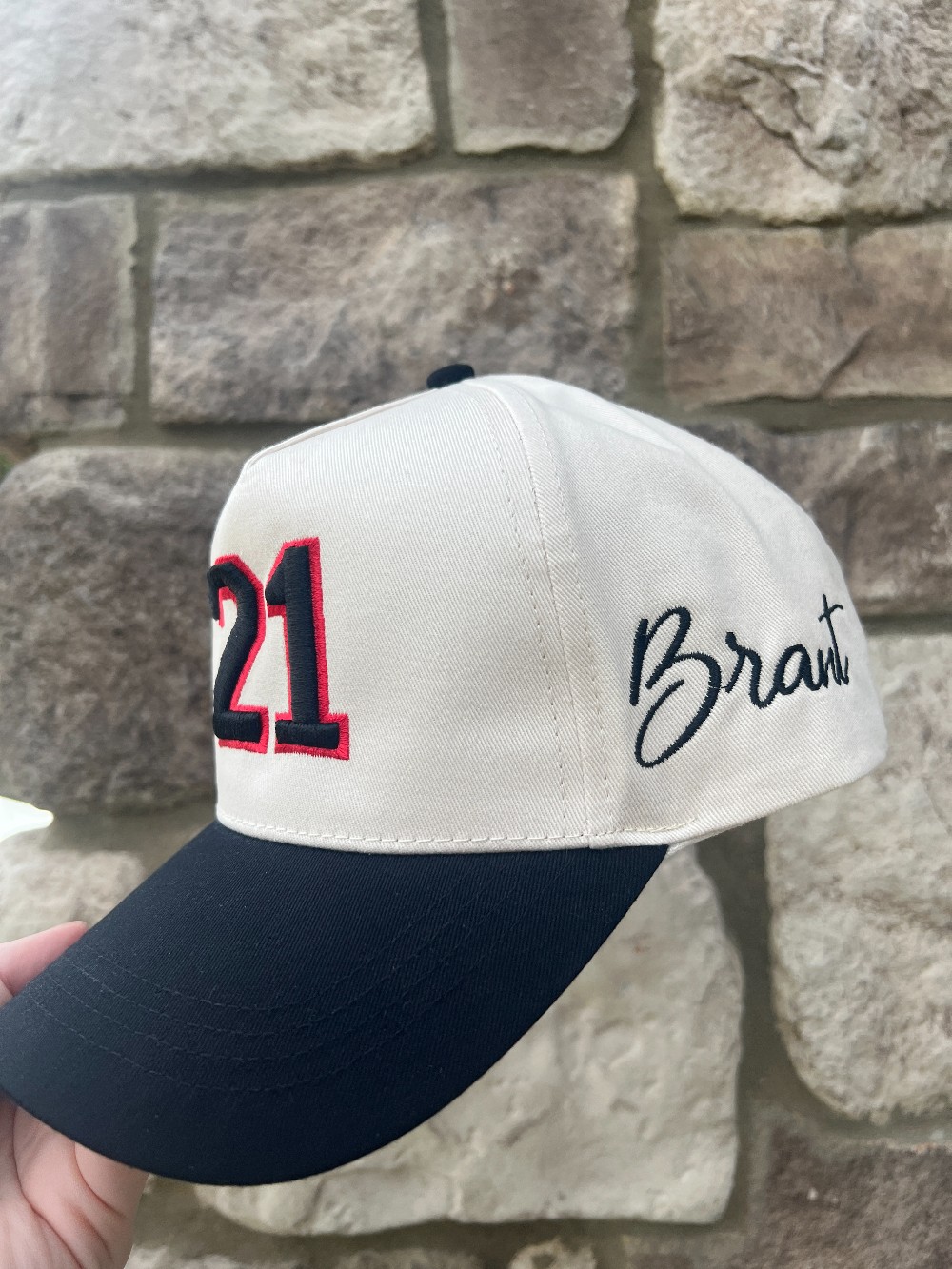 Personalized Sports Structured Embroidered Hat