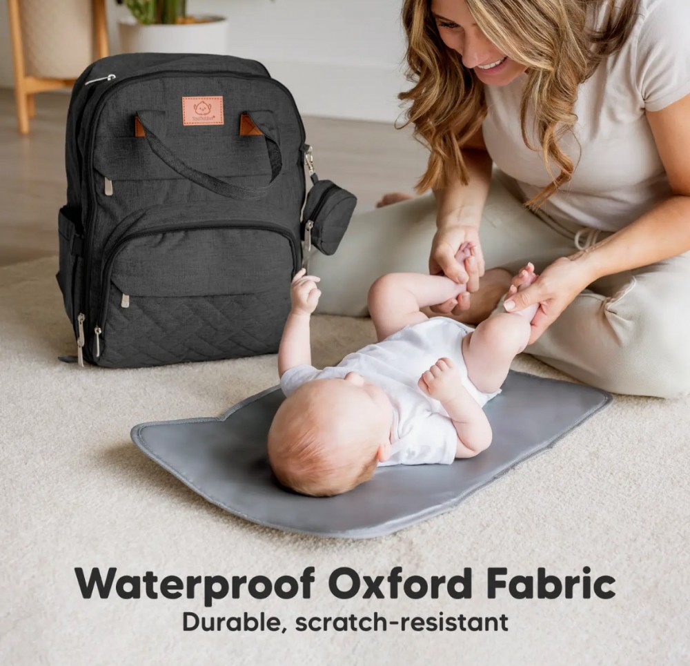 Charcoal Diaper Bag