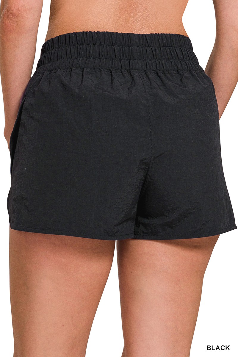 Windbreaker Shorts - Black