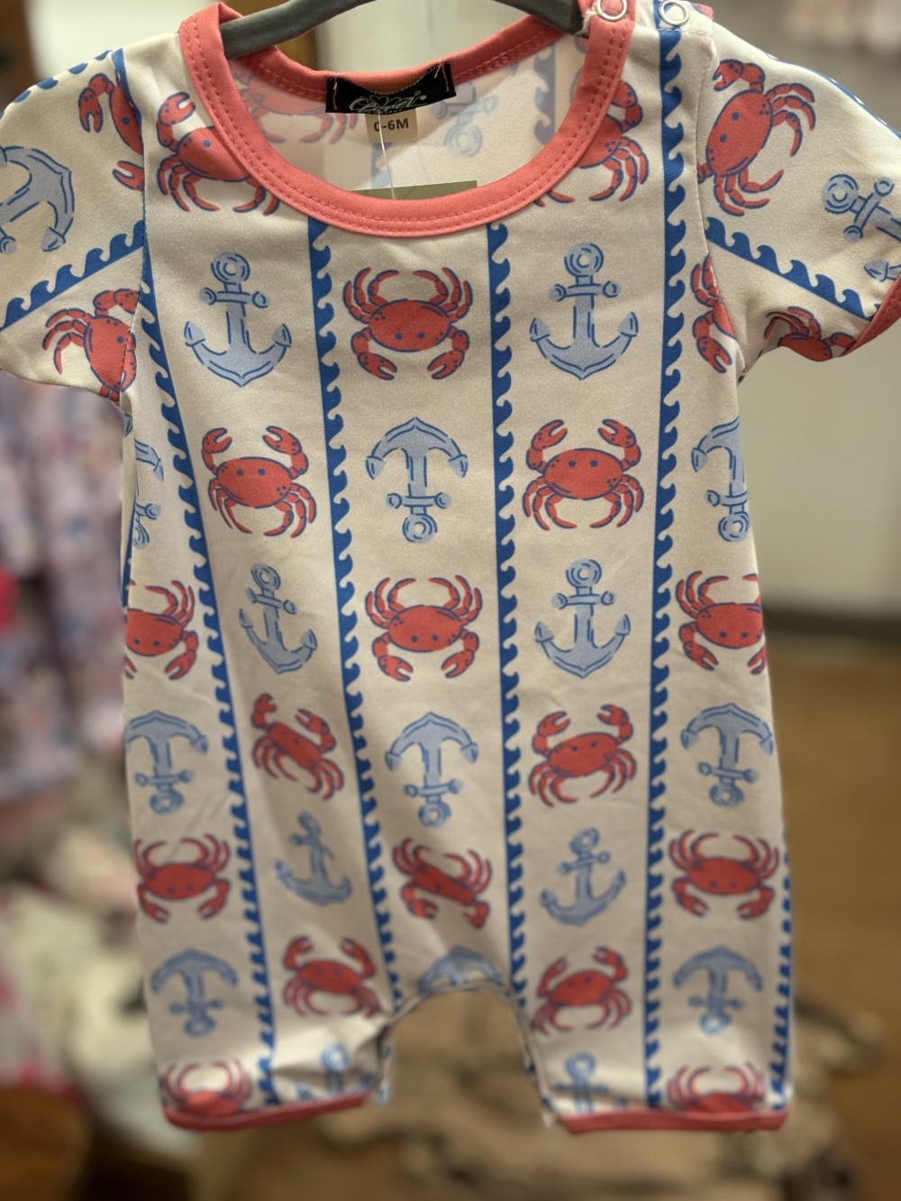Crabby Anchor Romper