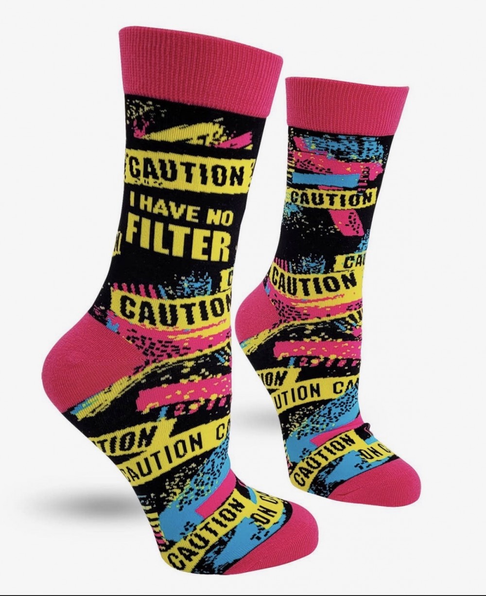 Caution I have no filter women