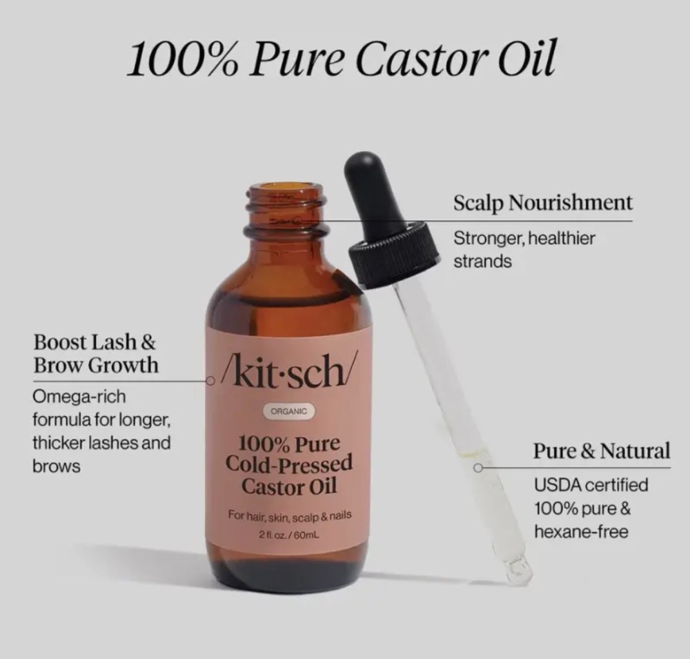 100% Pure Cold-Pressed Castor Oil