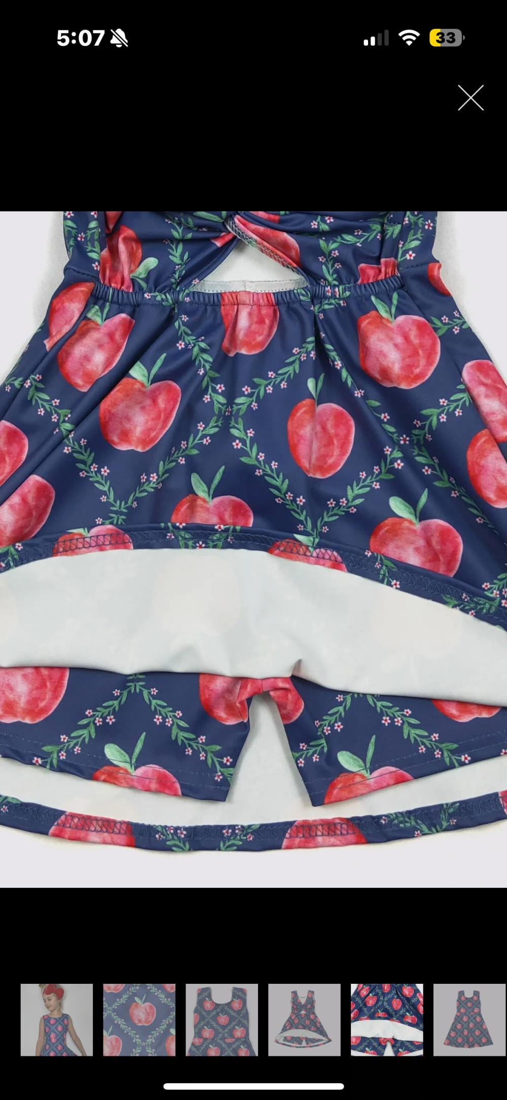 Apple Trellis Atheltic Dress