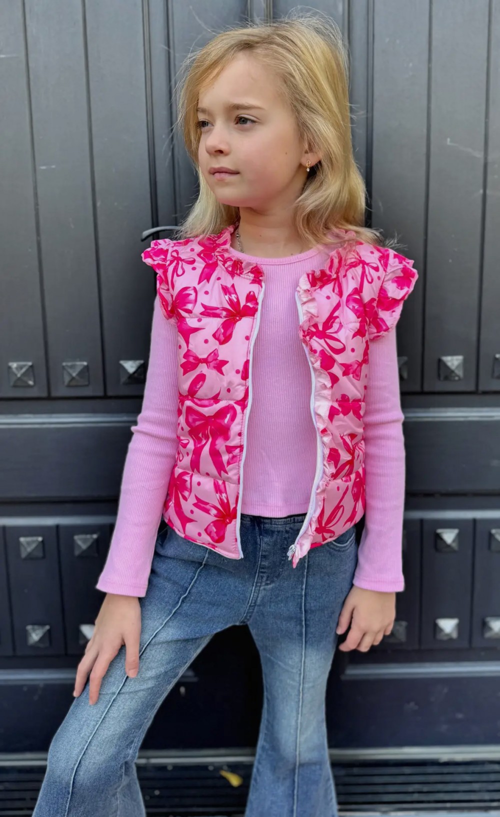 Fuchsia Coquette Vest