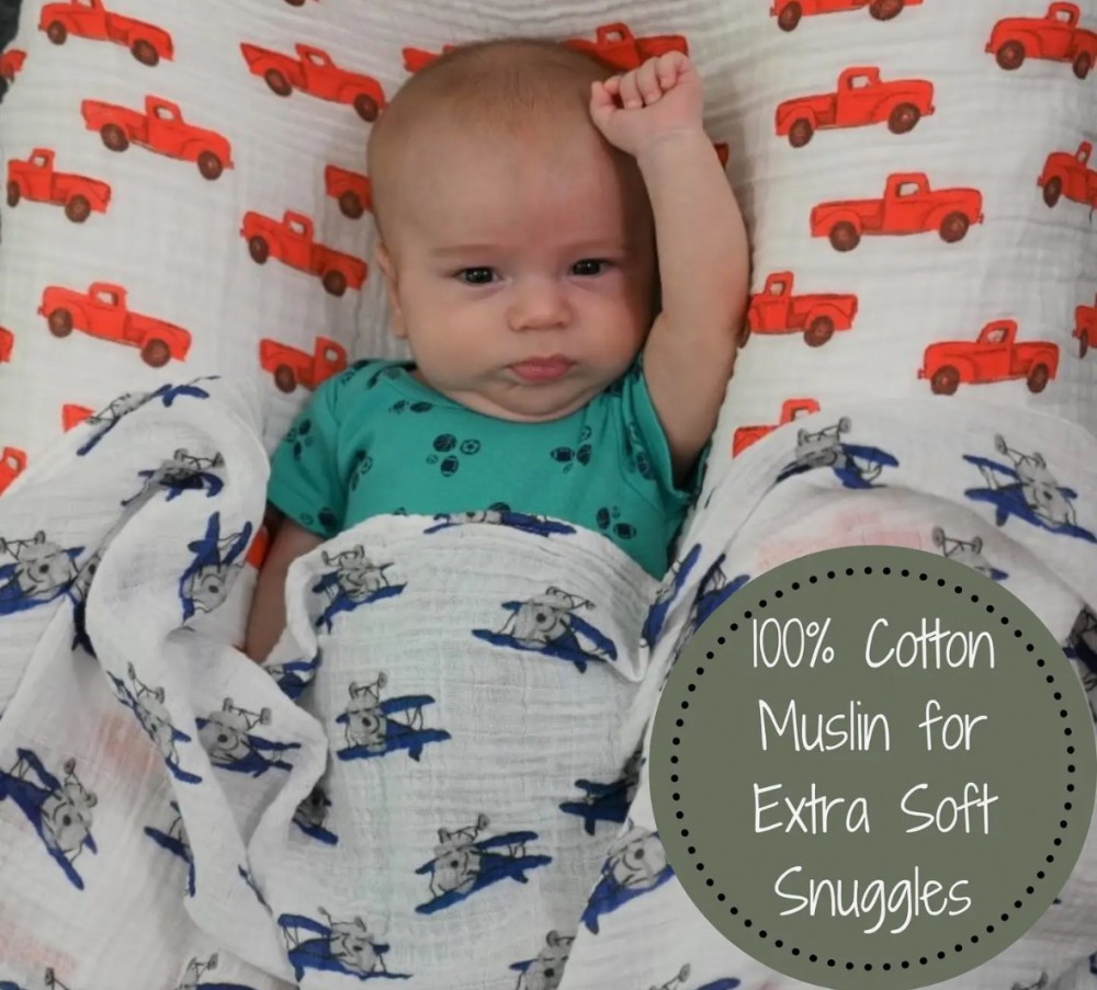 Airplane Swaddle Blanket