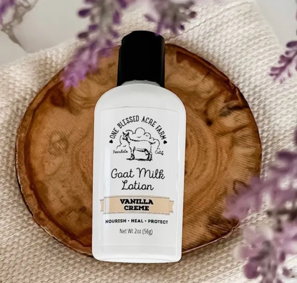 Vanilla Crème Goat Milk Lotion Travel Size