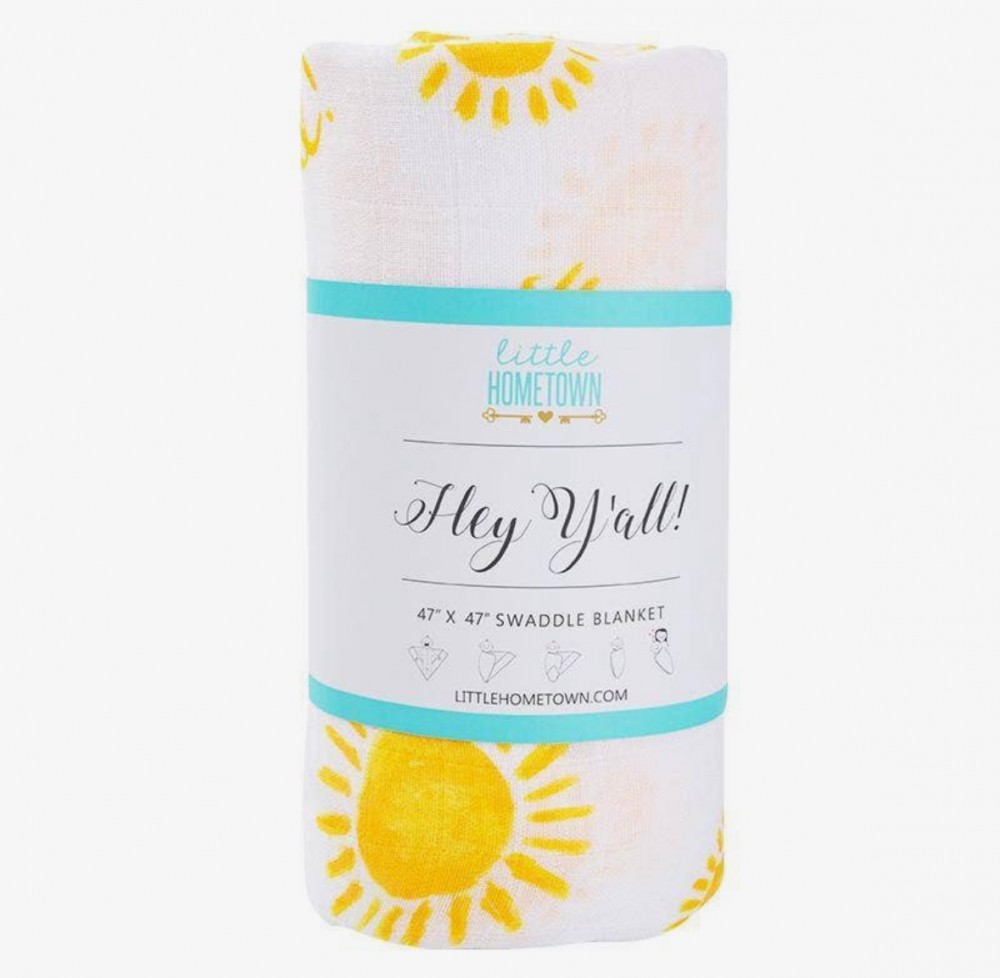 Hey Y'all Swaddle Blanket