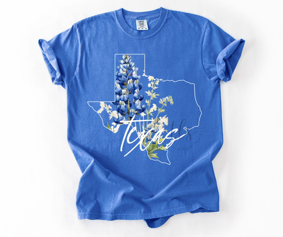 Texas State Exclusive Flo Blue T-Shirt