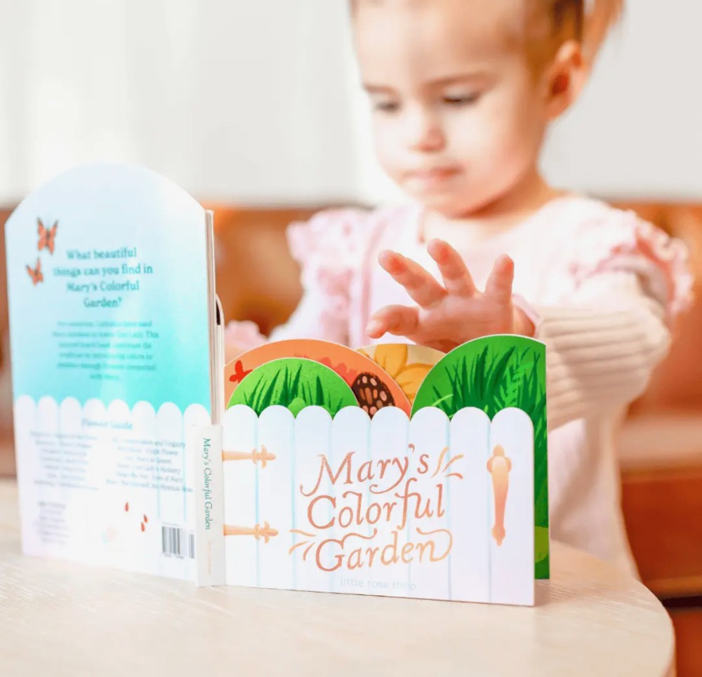 Mary's Colorful Garden Board Book