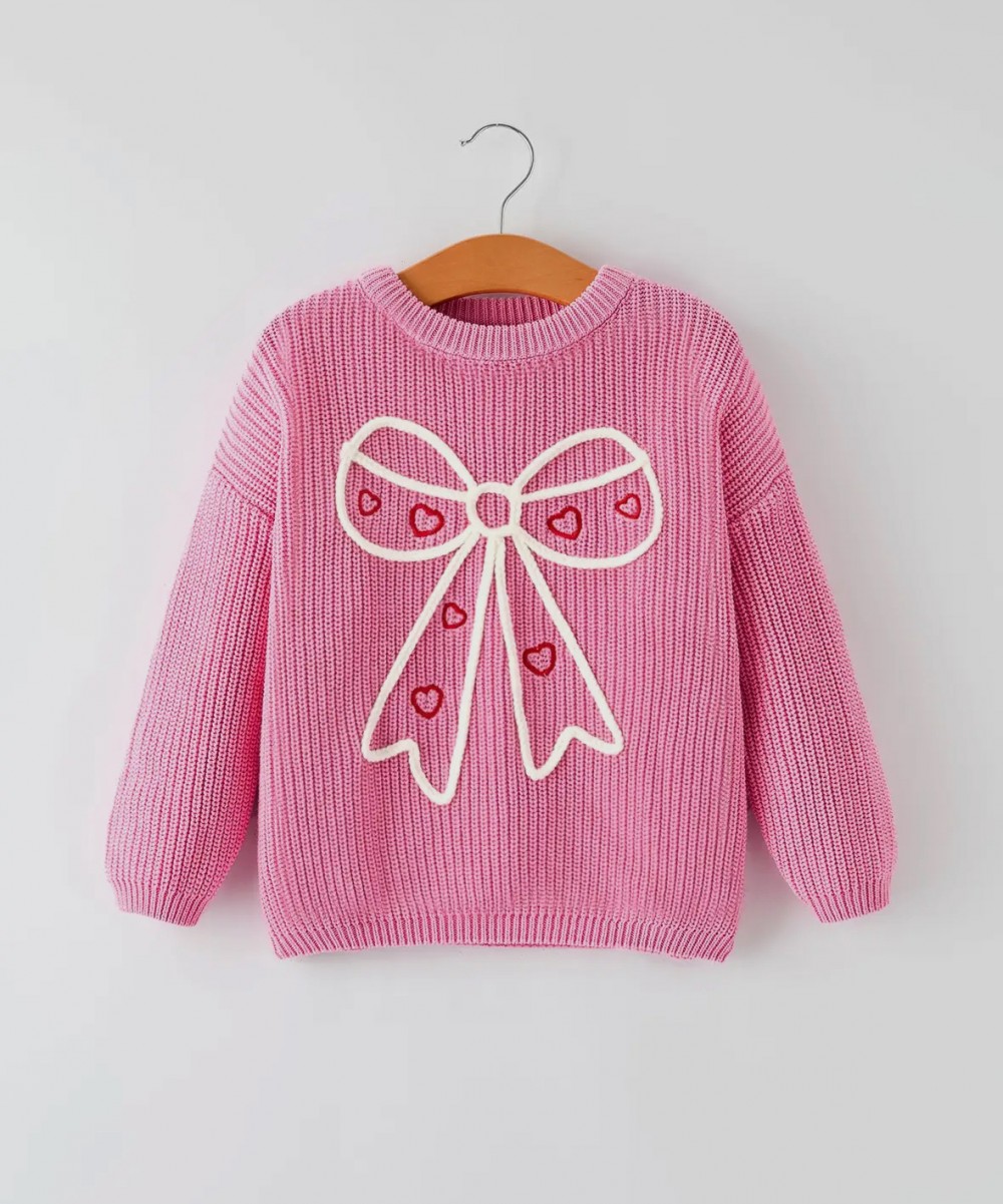 Pink Bow Sweater
