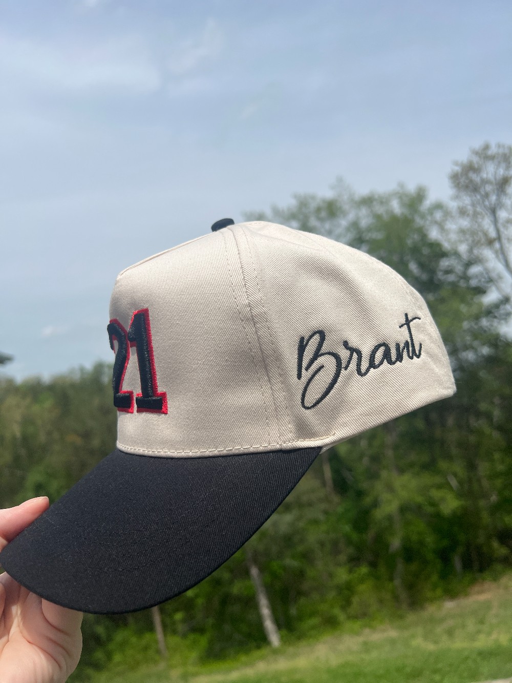 Personalized Sports Structured Embroidered Hat