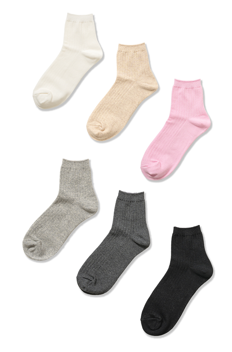 Cotton crew sock - Pink