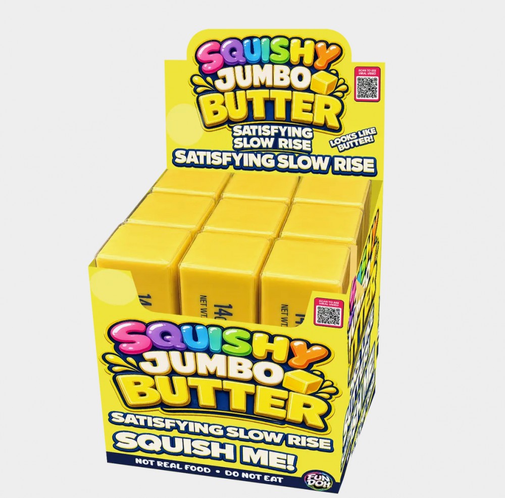 Butter Jumbo Squishy Yellow