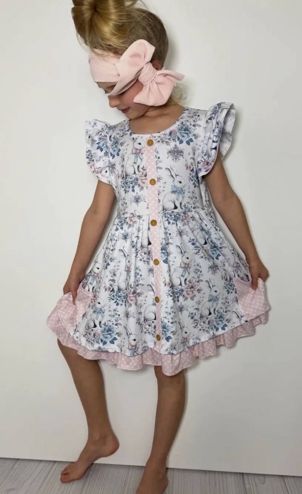 Whisper Rabbit Girls Dress