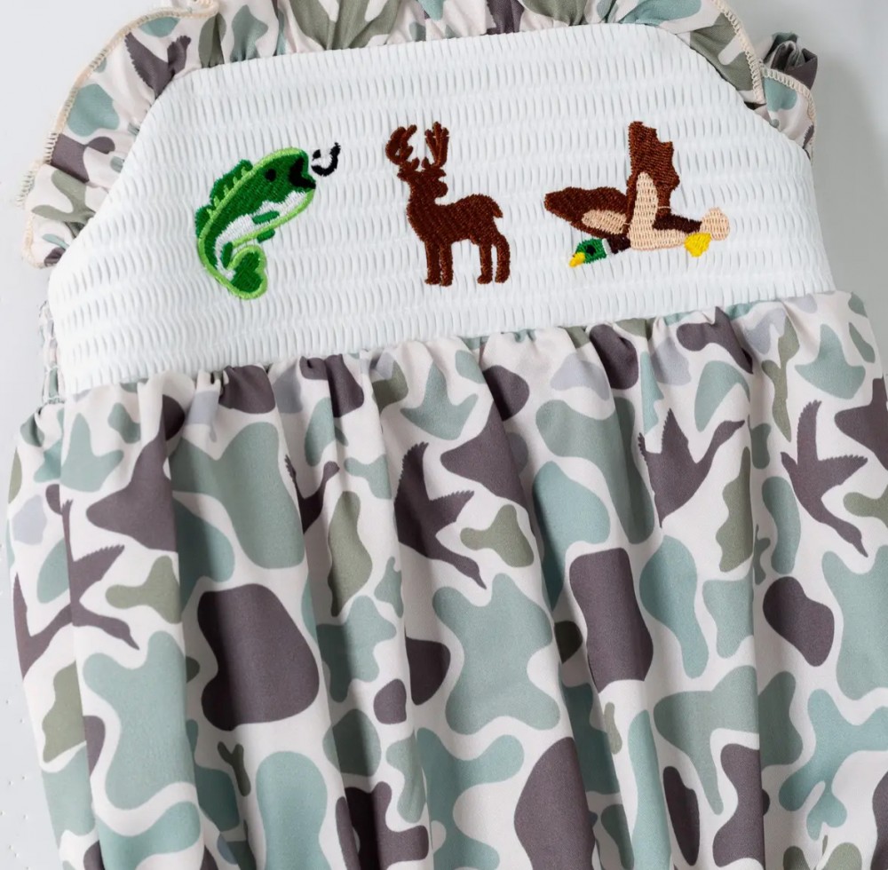 Hunting Camo Bubble Onesie
