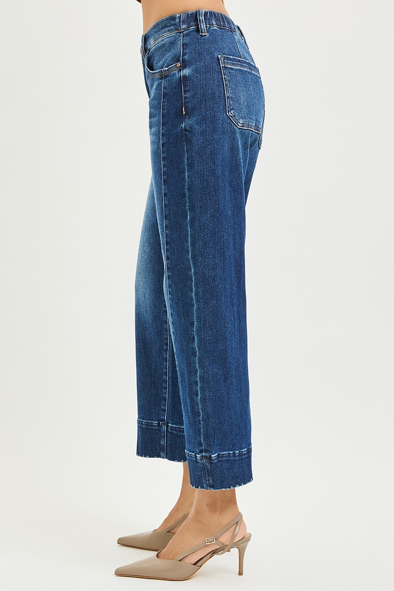 Risen Jeans Slouchy Cropped Barrel Jeans