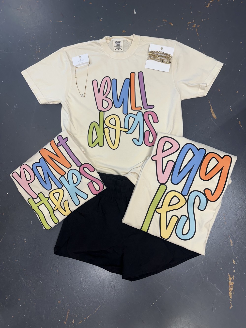 Eagles Colorful Letters CC T-Shirt