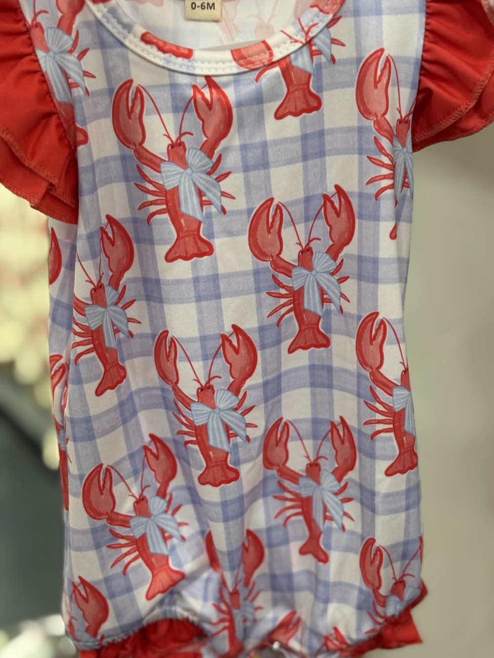 Lobster Baby Romper