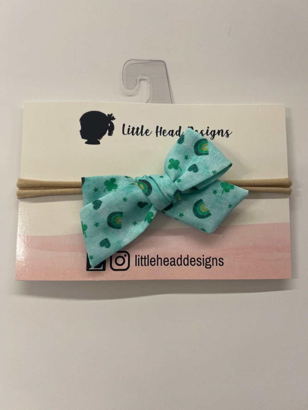 St. Patricks Day Bow Headband