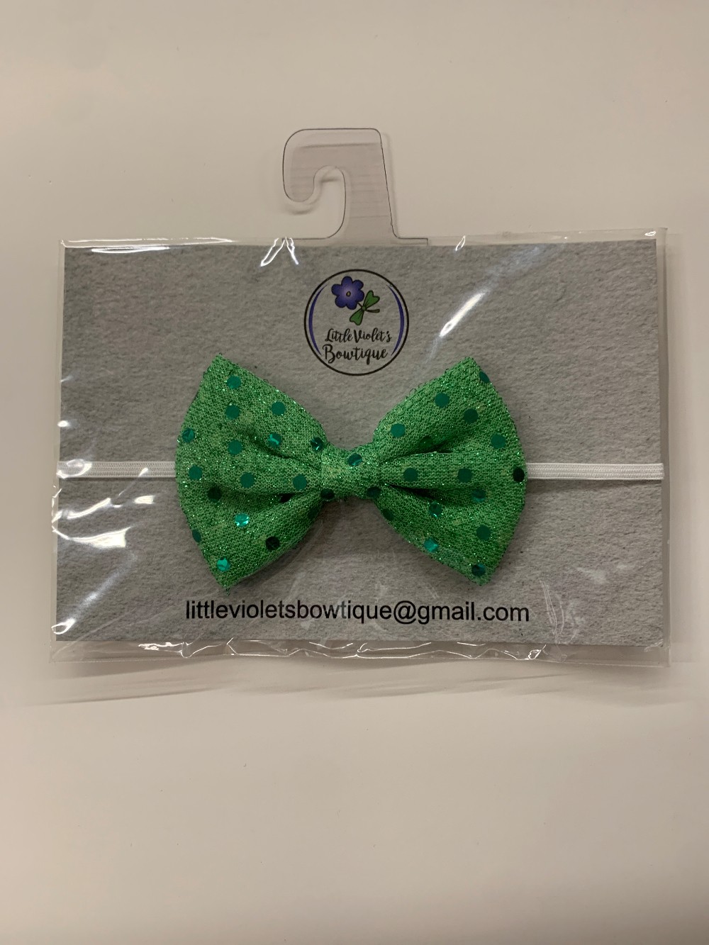 Green Sparkly Headband