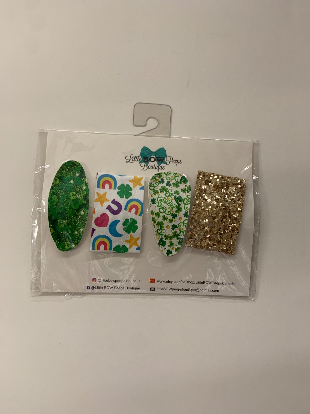 St. Patrick's Day Hair Clips