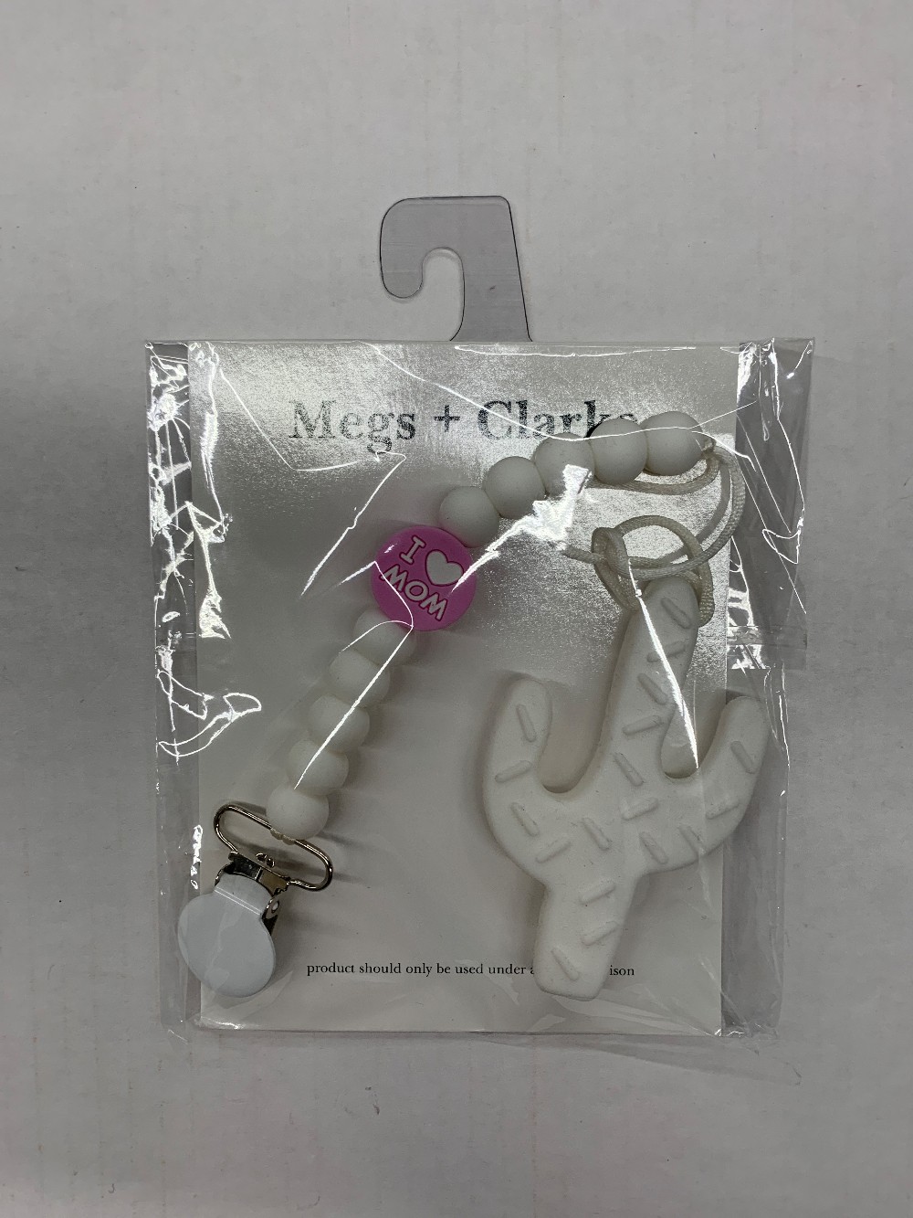 'I Love Mom'  Cactus Teether