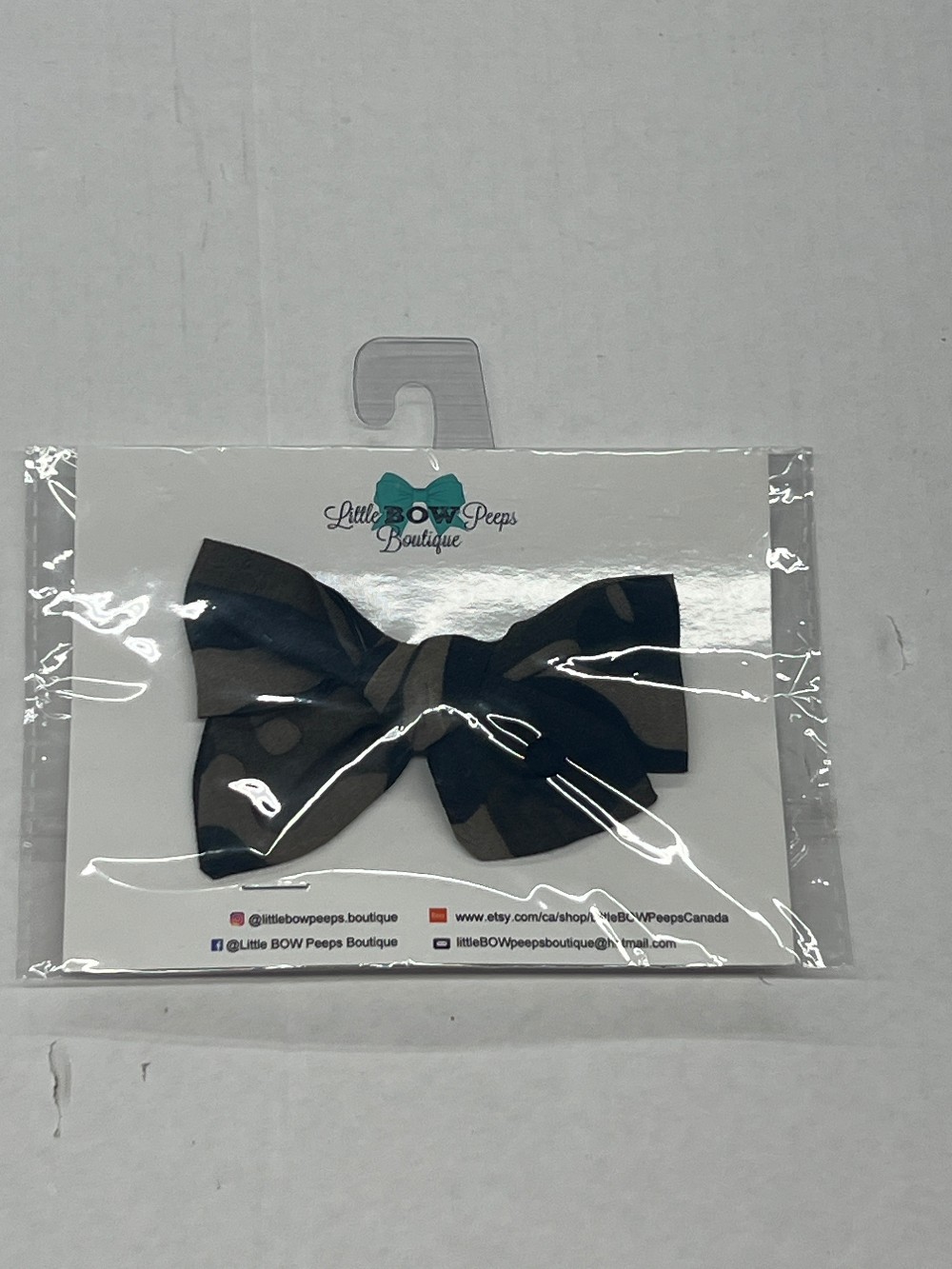 Camo Bow Hairclip