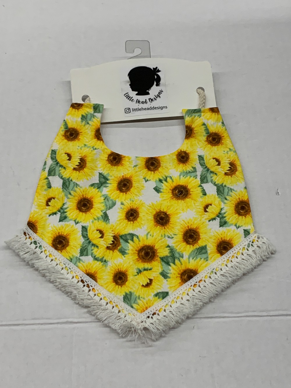 Sunflowers Boho Bib