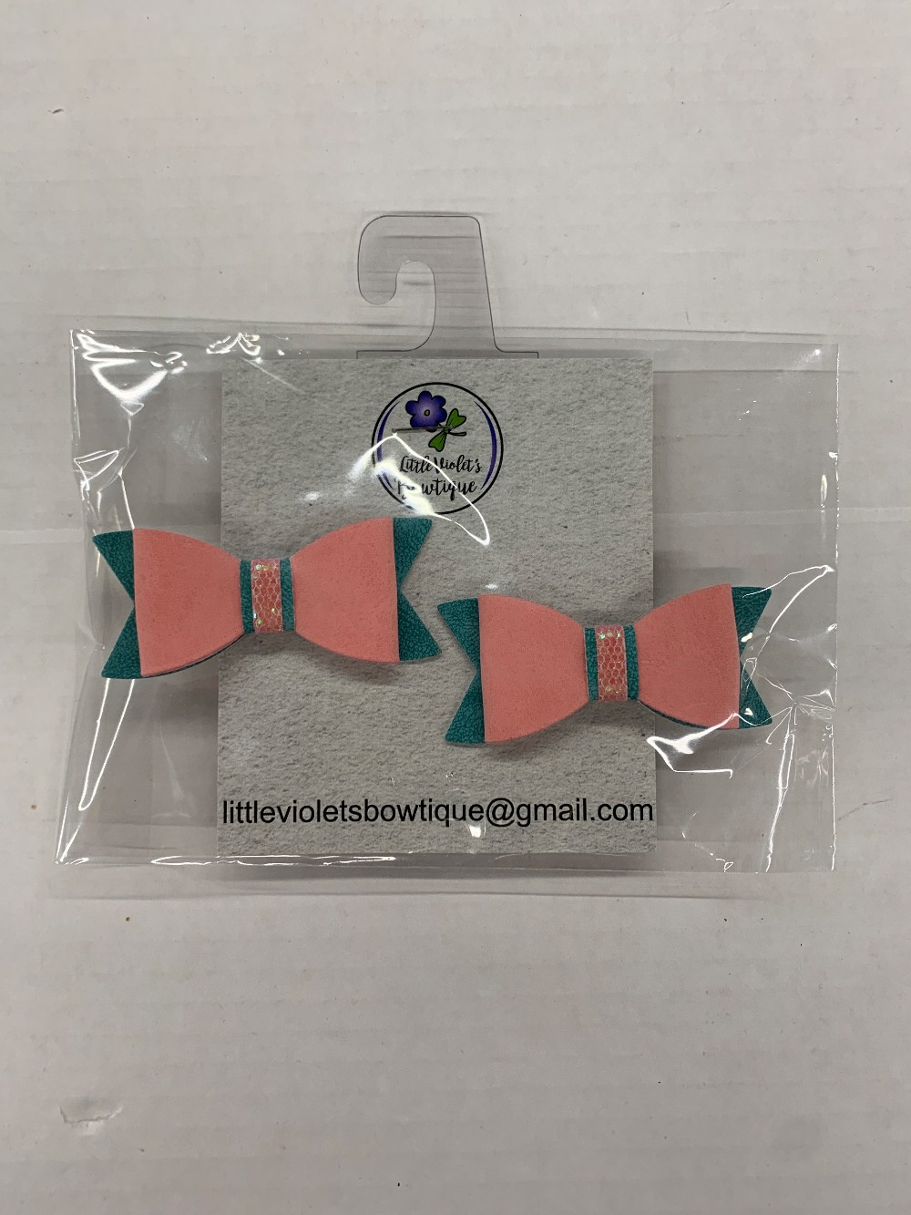 Pink Hair Clip Set