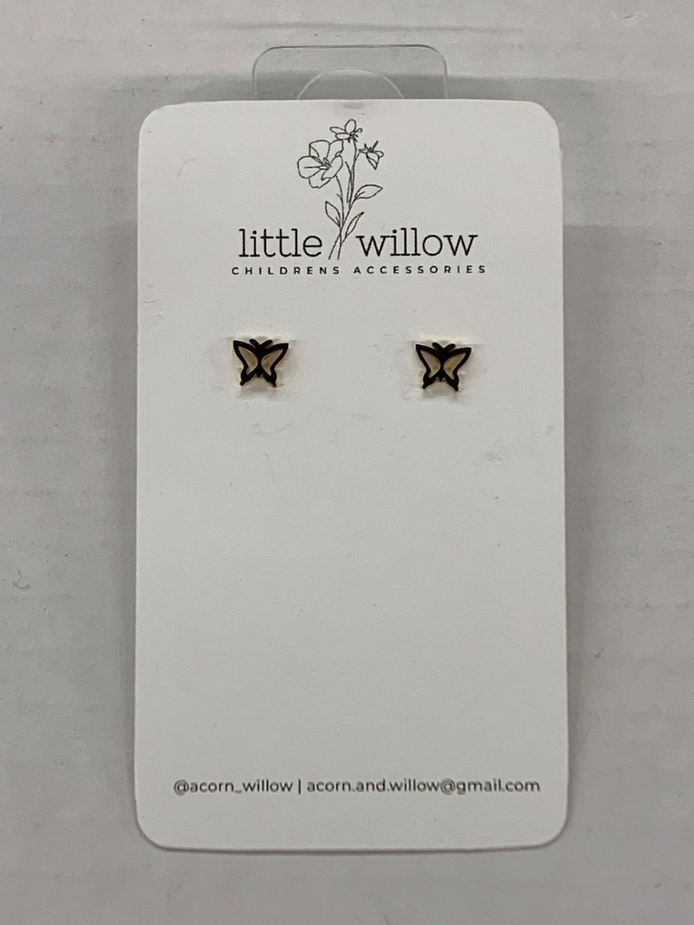 Gold Butterfly Earrings