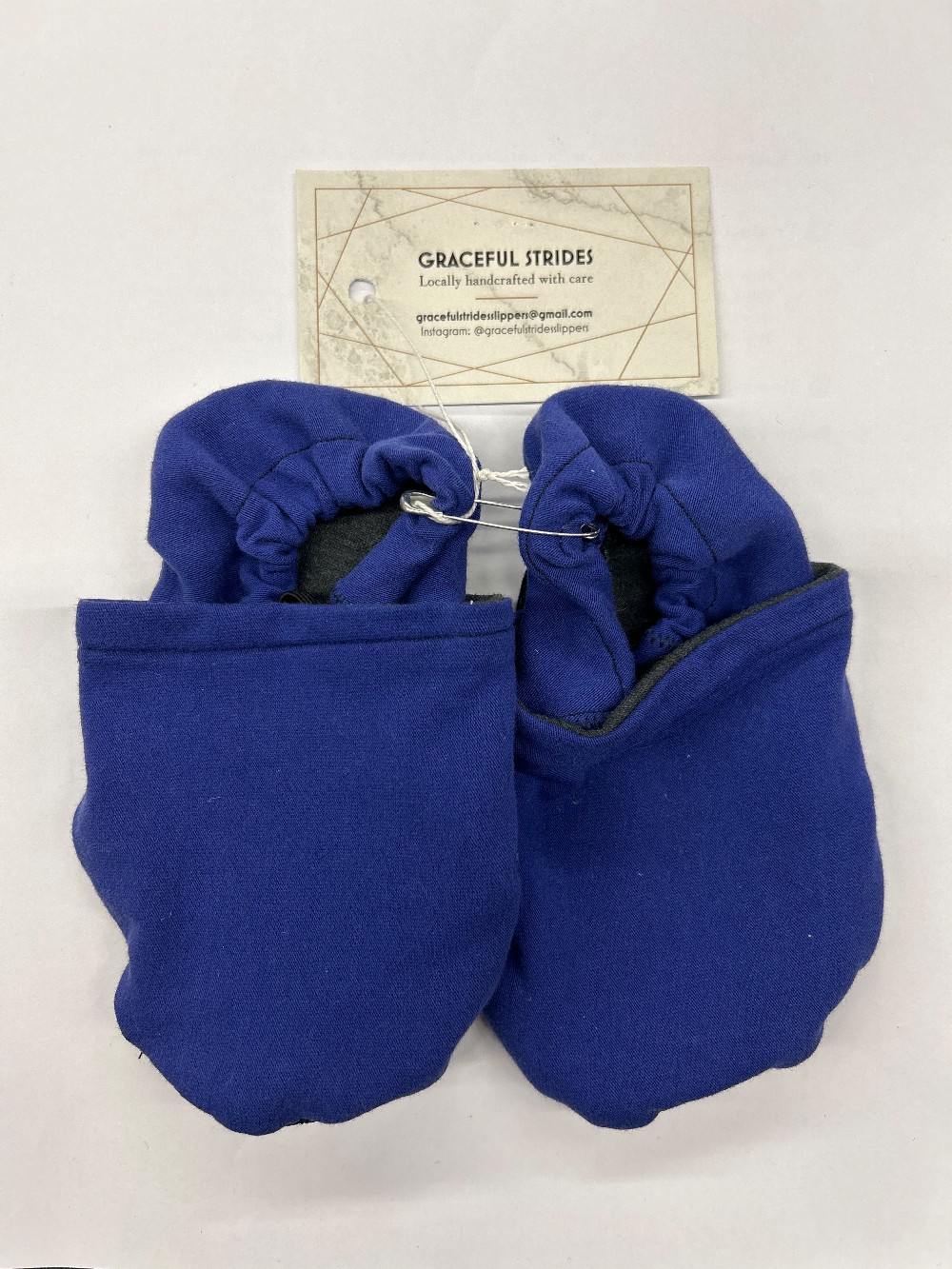 Navy Blue Slippers