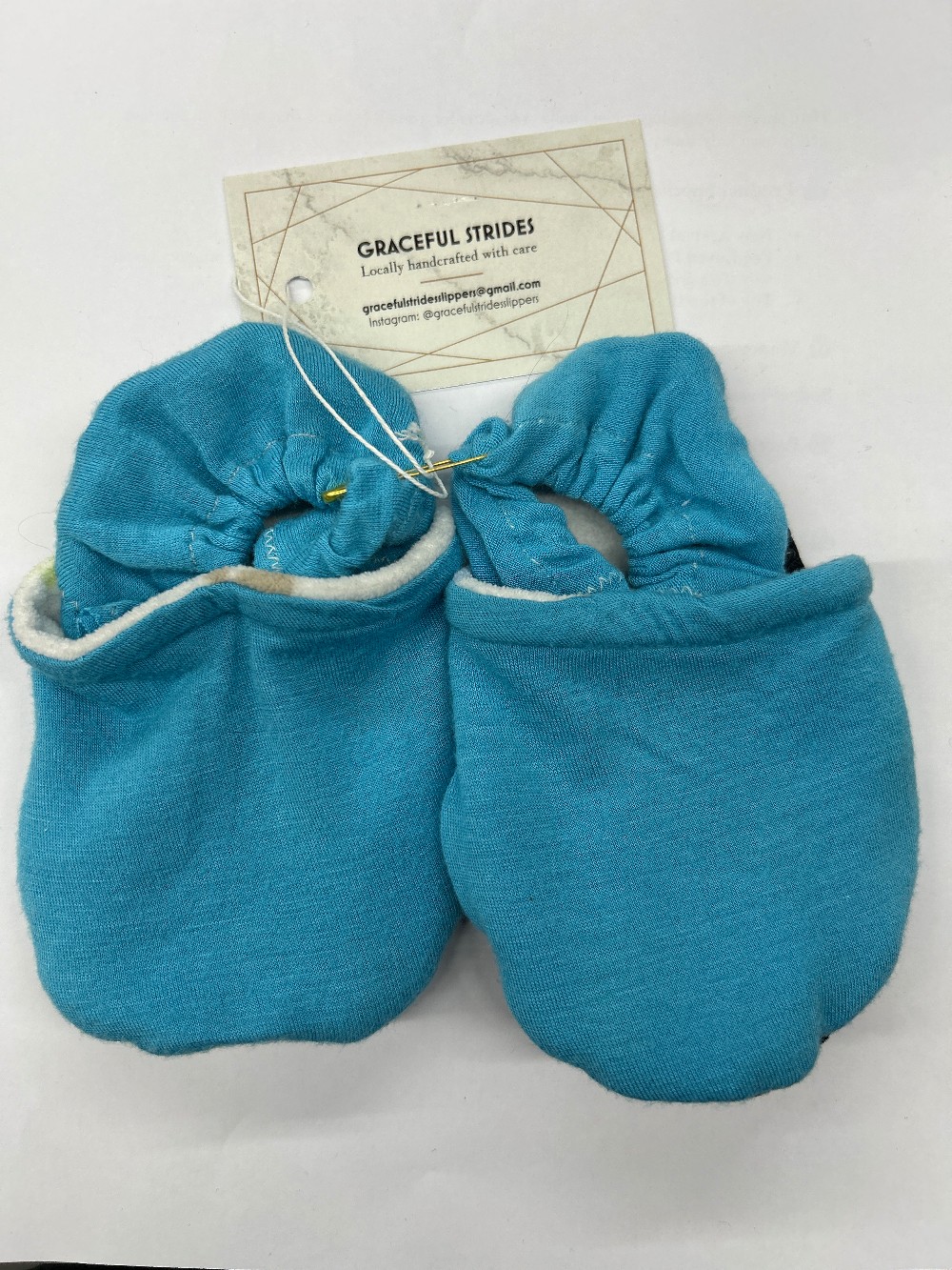 Blue Slippers