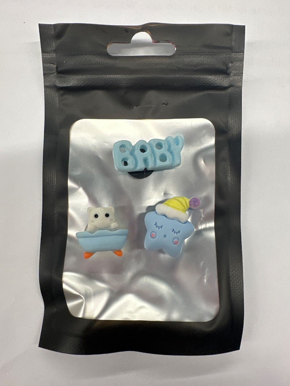 3pk Baby Boy Shoe Charms