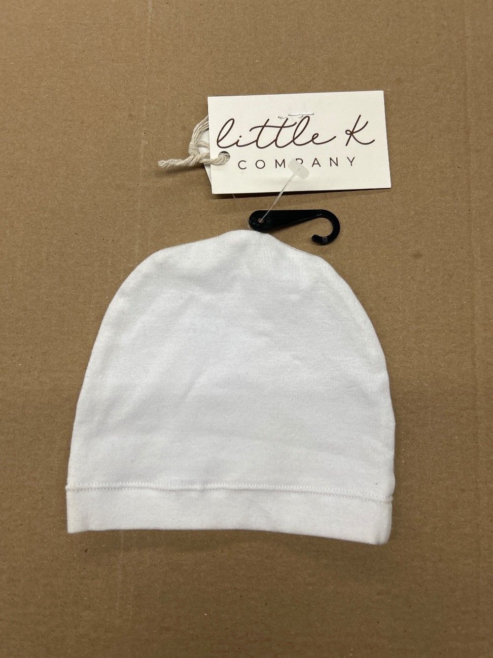 White Beanie Hat