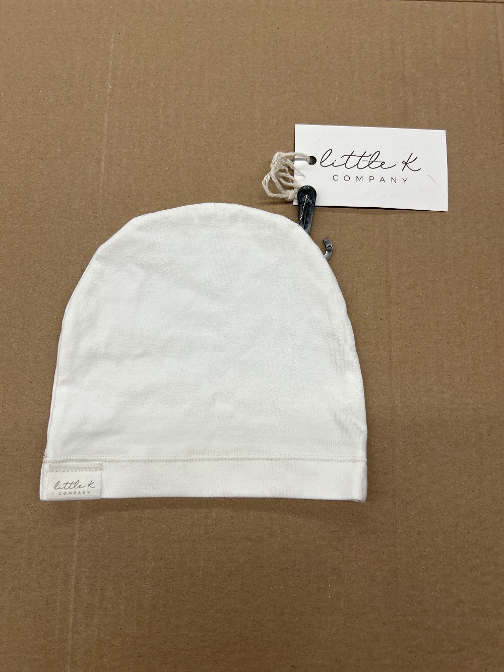 Cream Beanie Hat