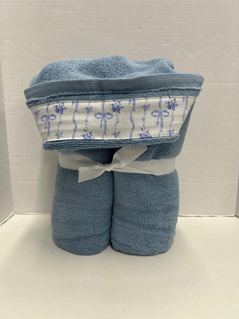 Blue Bow Towel