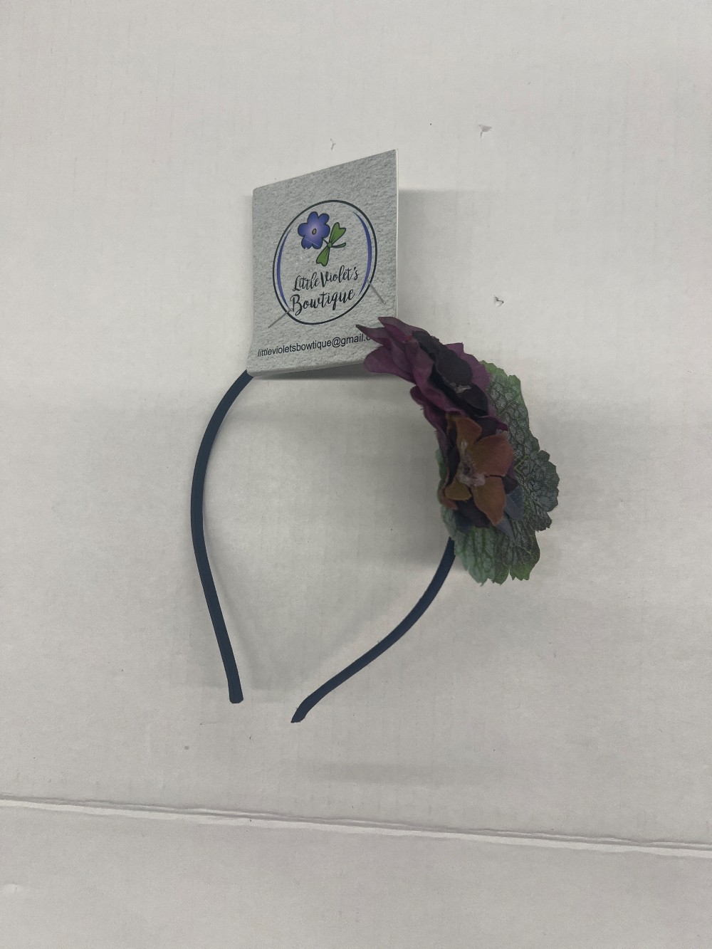 Flower and Leaf Hoop Headband