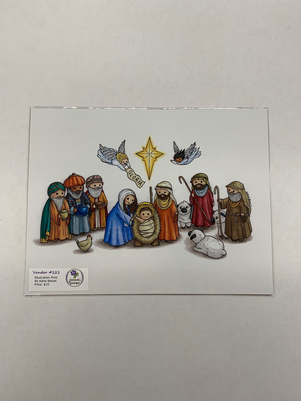 Nativity Scene Print