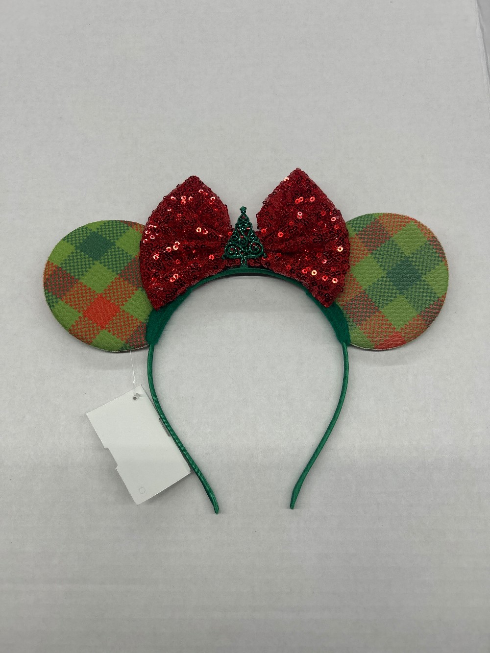 Plaid Bow Hoop Headband