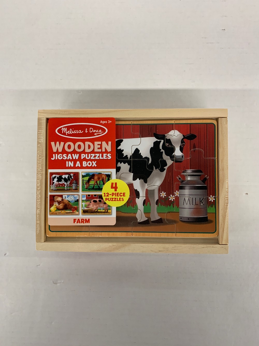 4 wooden farm Puzzles