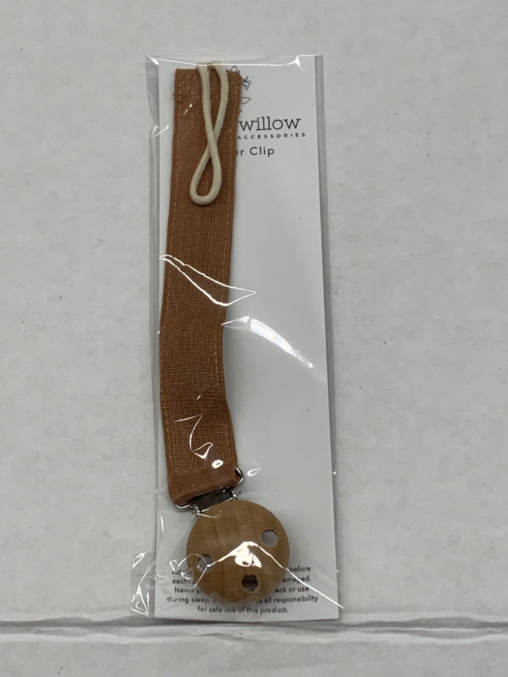 Earth Fabric Soother Clip