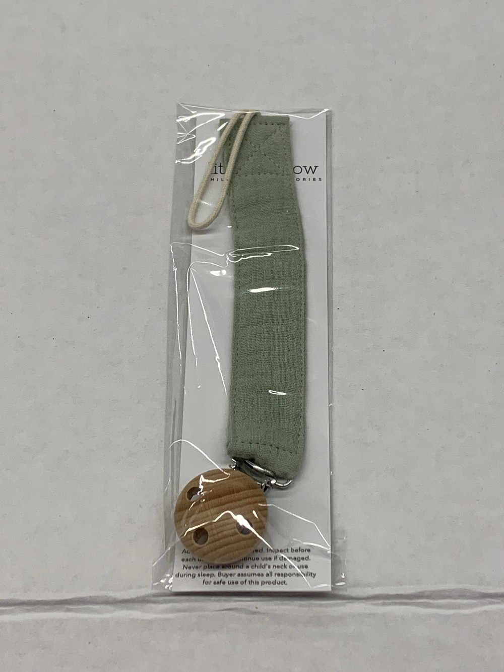 Sage Fabric Soother Clip
